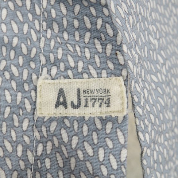 Alexander Julian* Men's Short Sleeve Button Down Curved Hem Pocket Shirt~ Small - Picture 6 of 12